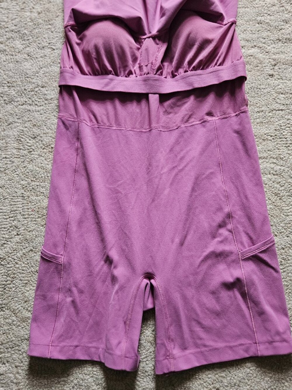 Athleta Transcend Dress Pink Medium TALL MT Built-In Shorts Athleisure or Active - Picture 4 of 12